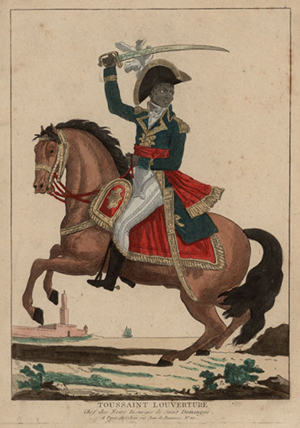 Anonyme Rache, Toussain Louverture, Sklavenaufstand Haiti